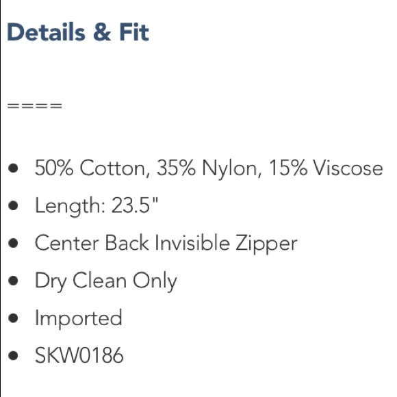 Draper James Black Lace Pencil Skirt - Picture 7 of 7